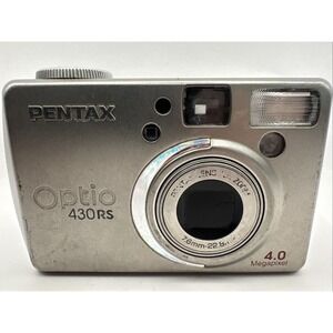 Pentax Optio 430RS‎ Digital Camera 4.0 MP Compact 3x Optical Zoom [Untested]